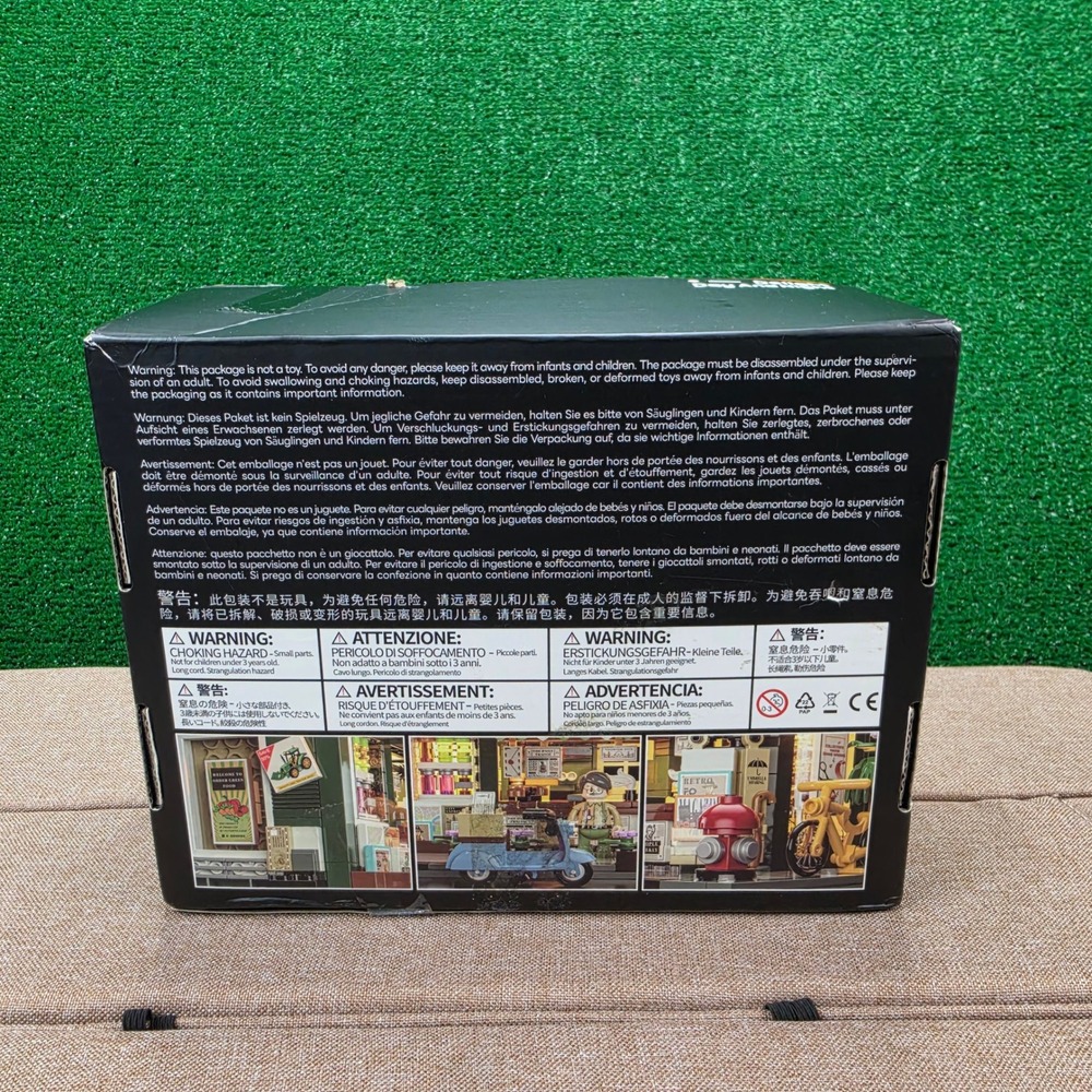 Lumibricks 15001 Retro Newsstand Building Blocks Set - Picture 2 of 9